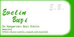 evelin buzi business card